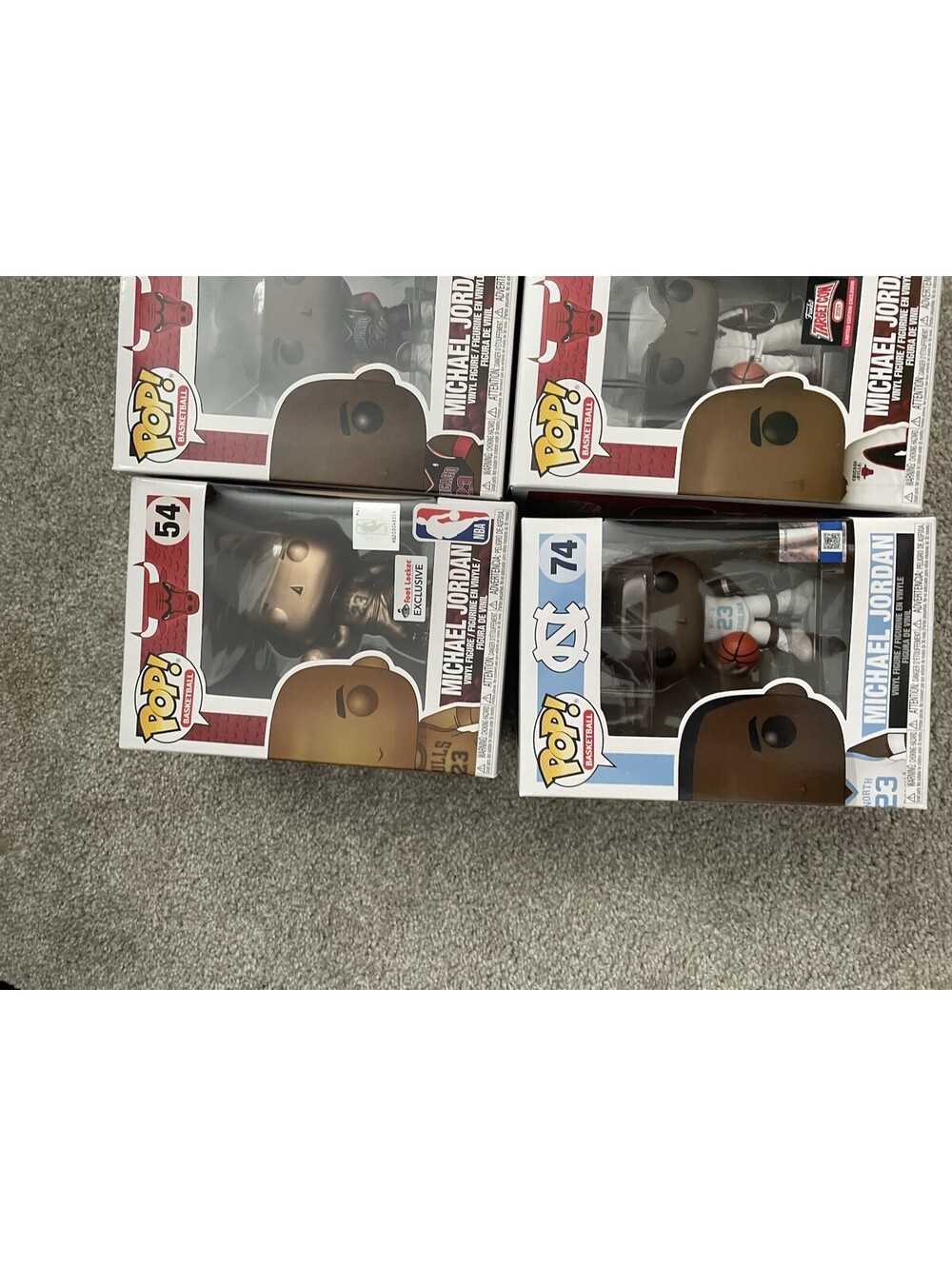 Michael Jordan Funko Pop Lot Of 6 (54, 55, 56, 74, 84, 100) - Picture 4 of 7